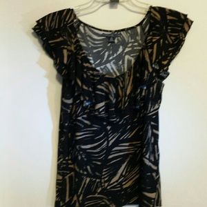 American Living black and tan shirt